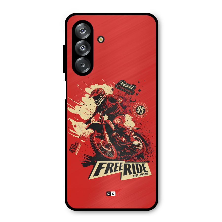 Free Ride Metal Back Case for Galaxy A26