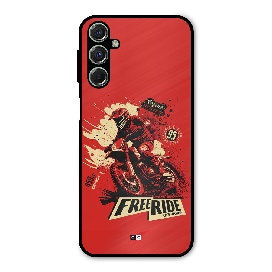 Free Ride Metal Back Case for Galaxy F34