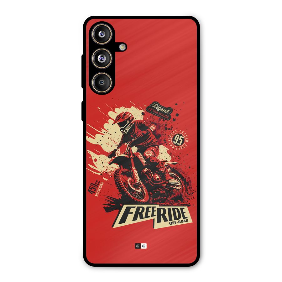 Free Ride Metal Back Case for Galaxy F55
