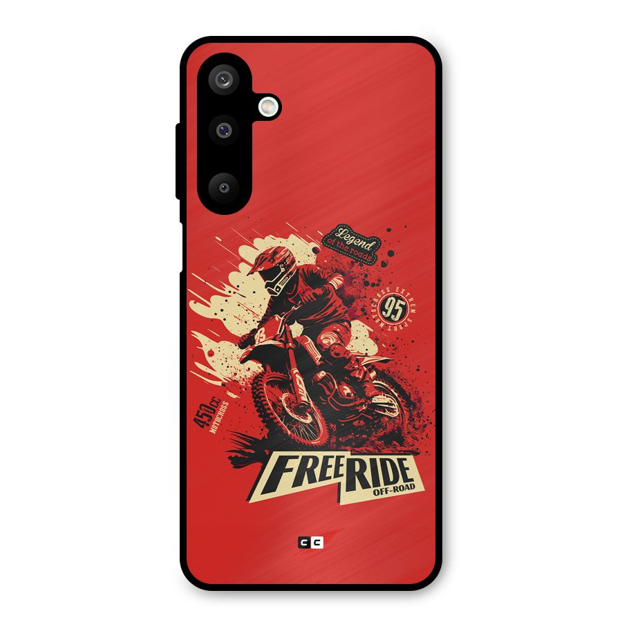 Free Ride Metal Back Case for Galaxy M16