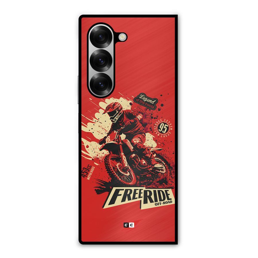 Free Ride Metal Back Case for Galaxy Z Fold6