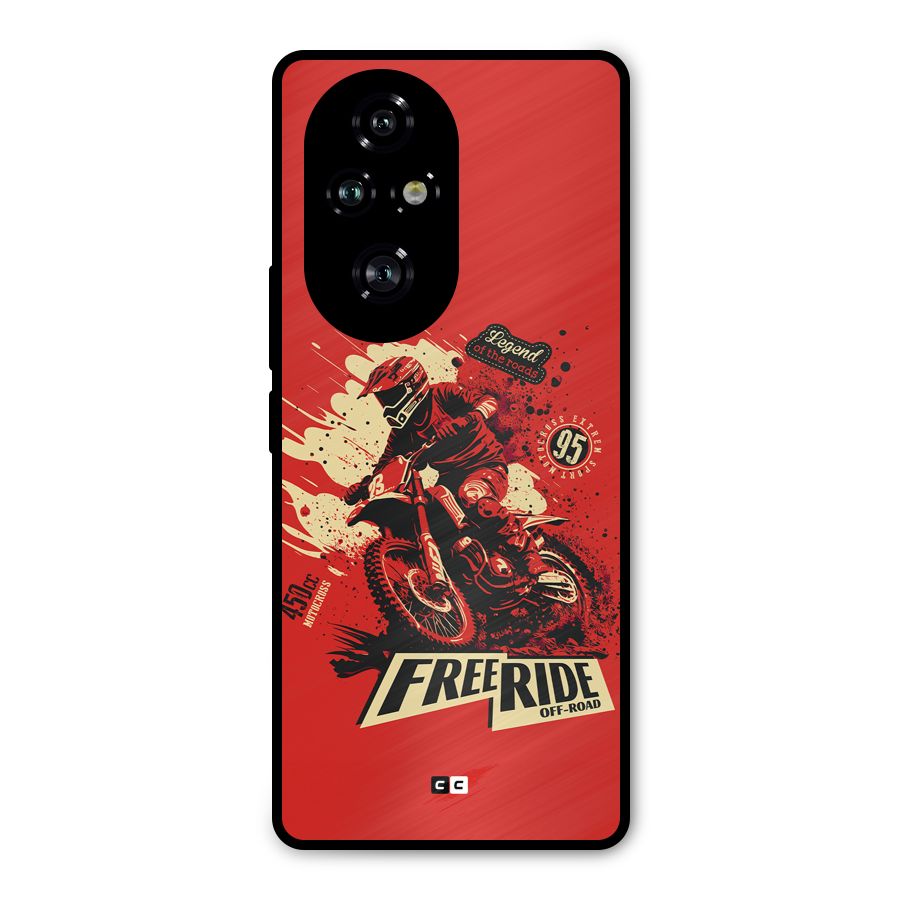 Free Ride Metal Back Case for Honor 200 Pro