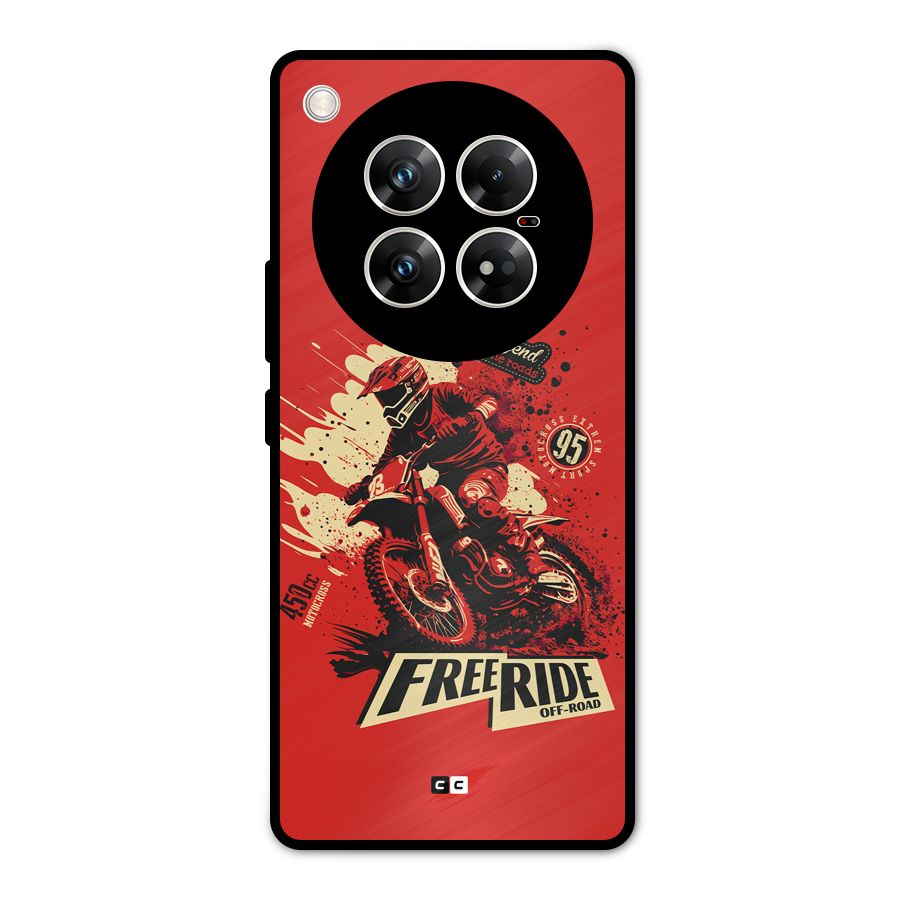 Free Ride Metal Back Case for Infinix Zero 40 5G