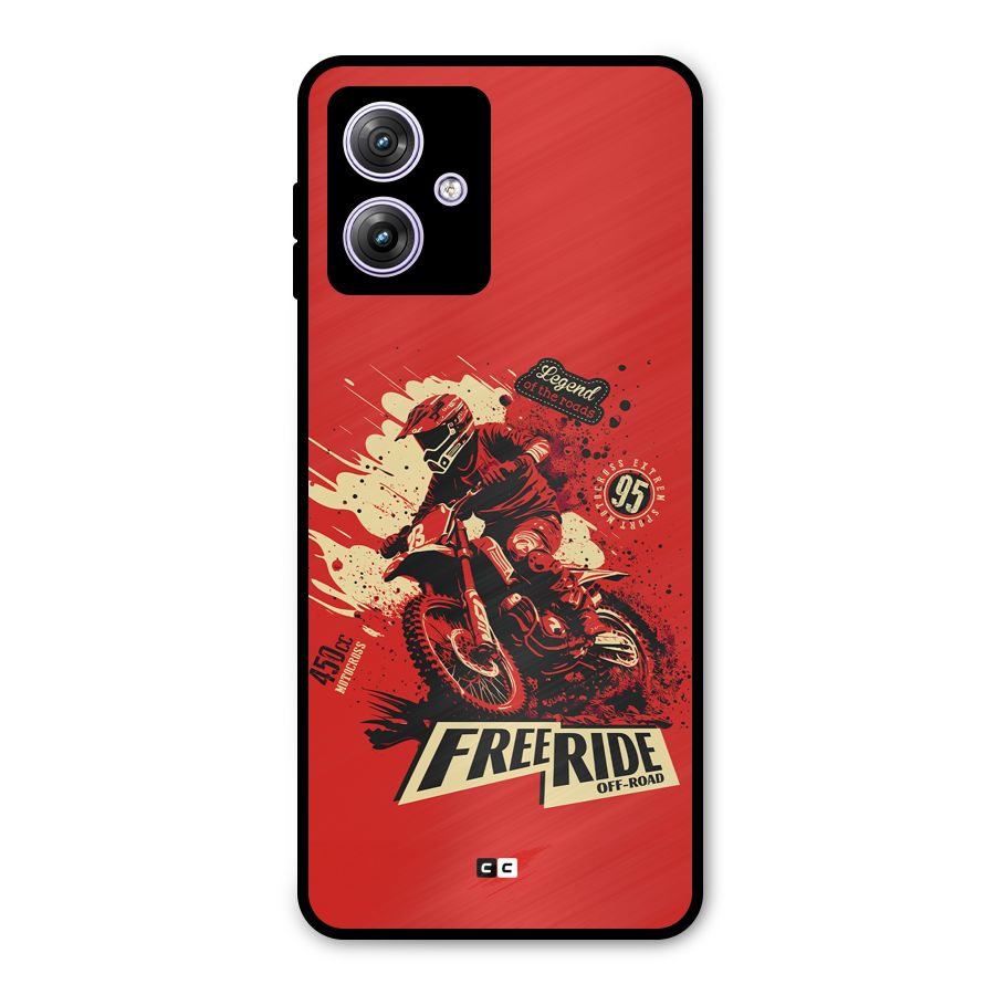 Free Ride Metal Back Case for Moto G64