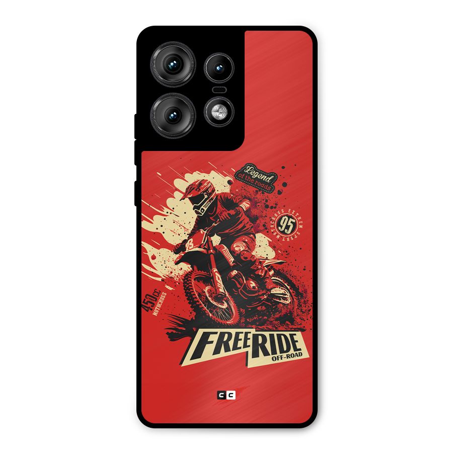 Free Ride Metal Back Case for Motorola Edge 50 Pro