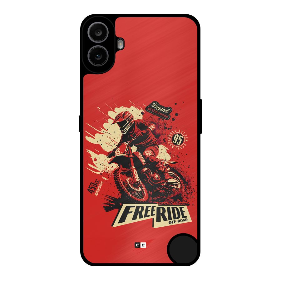 Free Ride Metal Back Case for Nothing CMF Phone 1