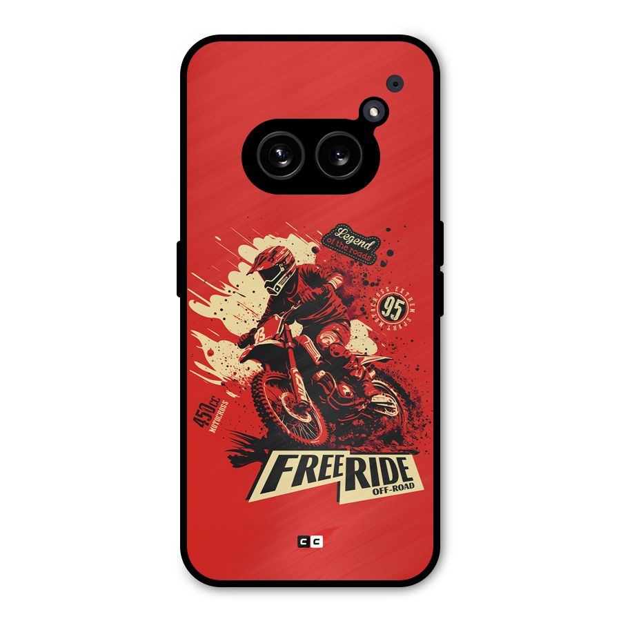 Free Ride Metal Back Case for Nothing Phone 2a