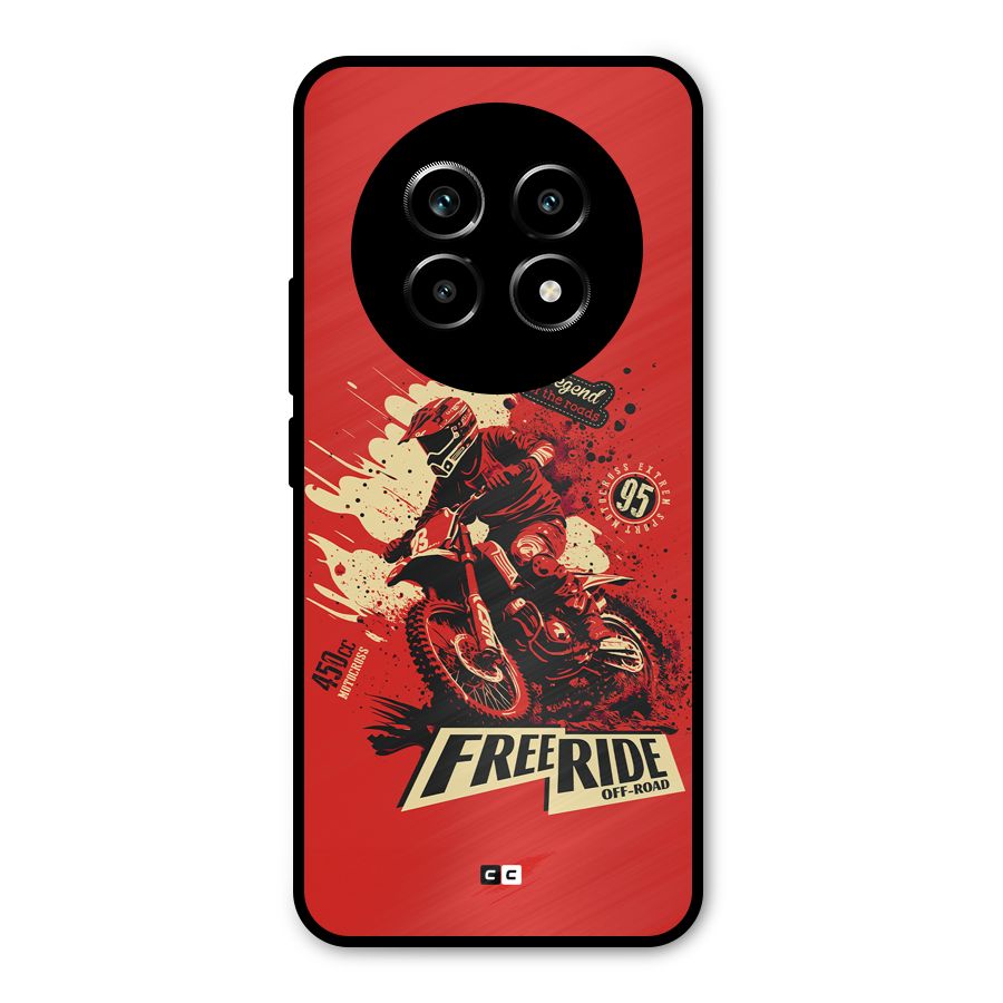 Free Ride Metal Back Case for Realme 13 Pro