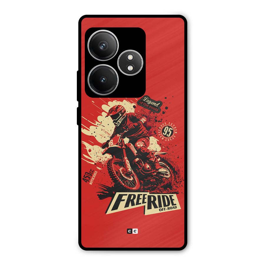 Free Ride Metal Back Case for Realme GT 6T
