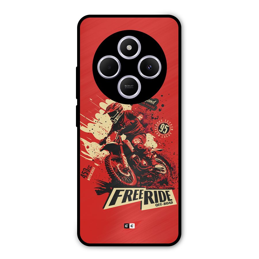 Free Ride Metal Back Case for Redmi A4