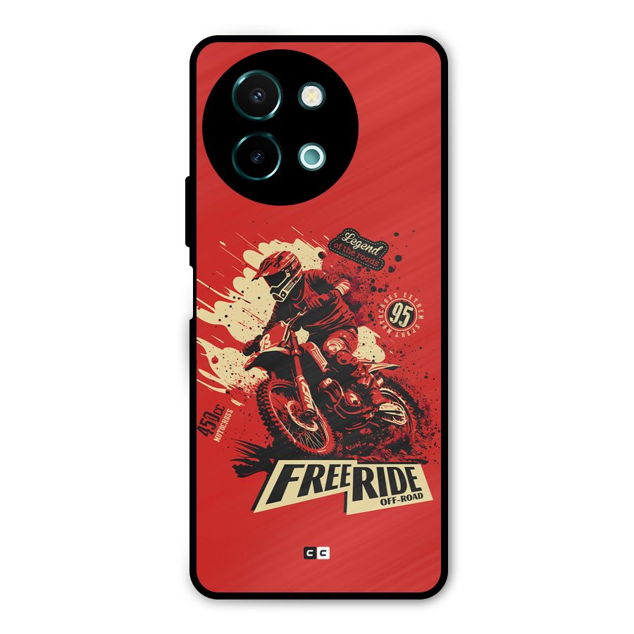 Free Ride Metal Back Case for Vivo Y58