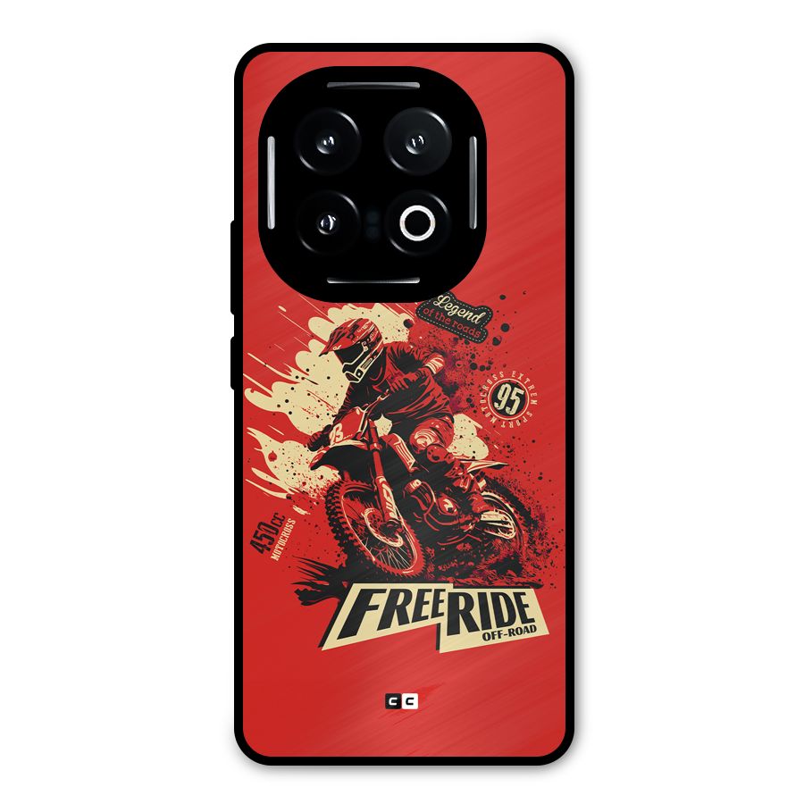 Free Ride Metal Back Case for iQOO 13
