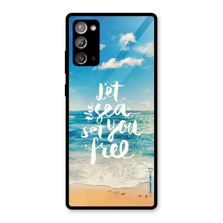 Free Sea Glass Back Case for Galaxy Note 20