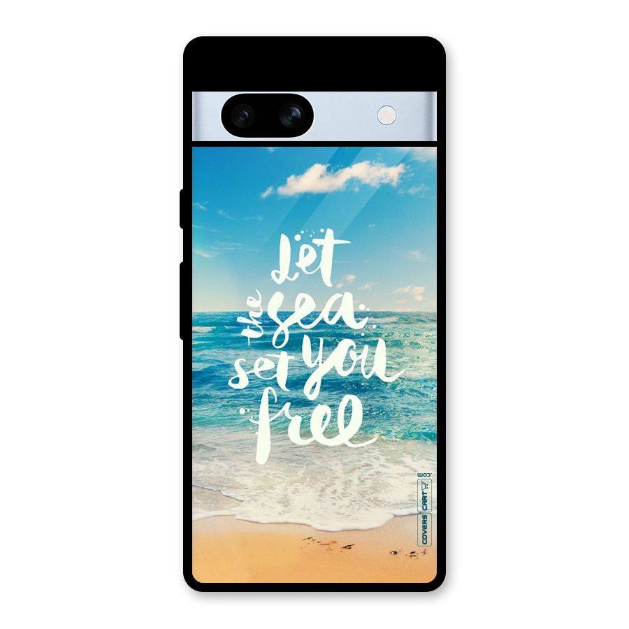 Free Sea Glass Back Case for Google Pixel 7a