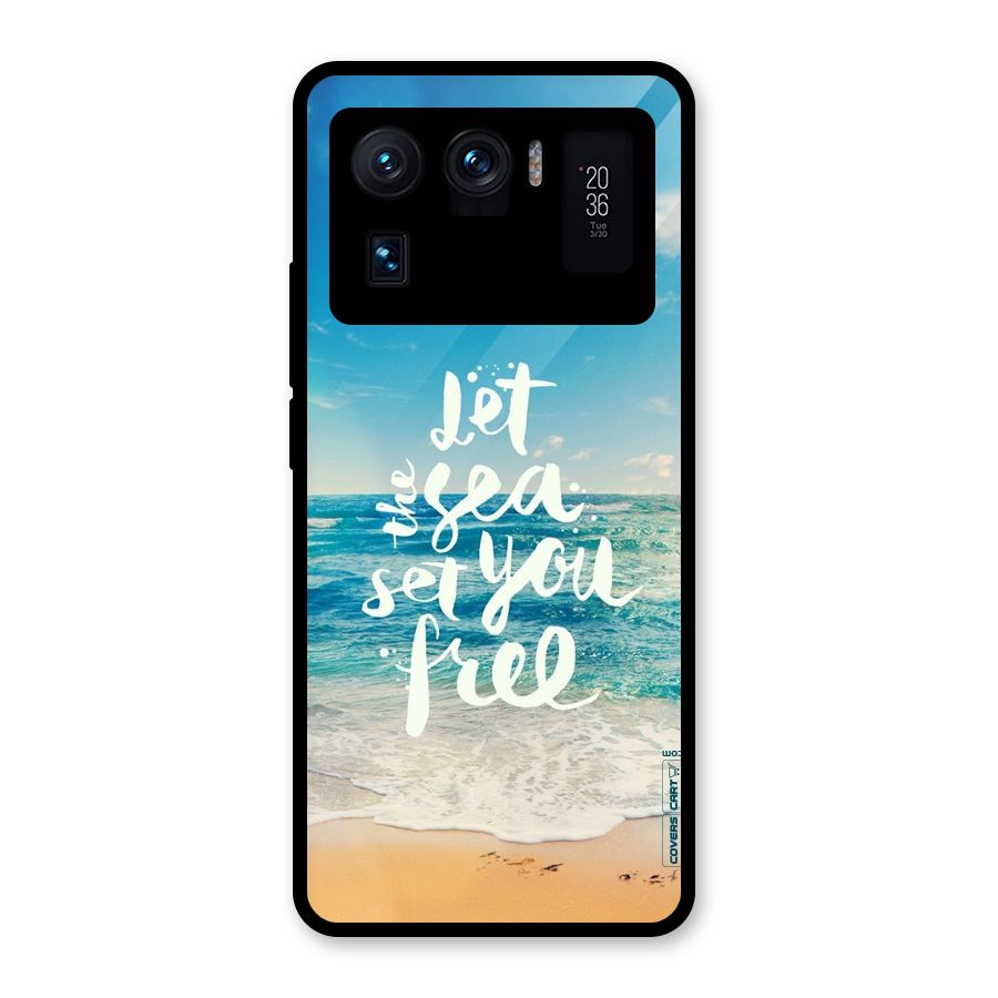 Free Sea Glass Back Case for Mi 11 Ultra