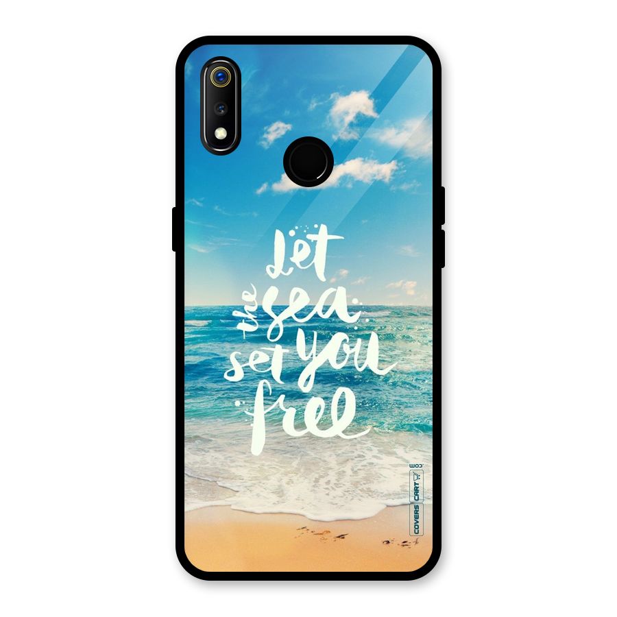 Free Sea Glass Back Case for Realme 3i