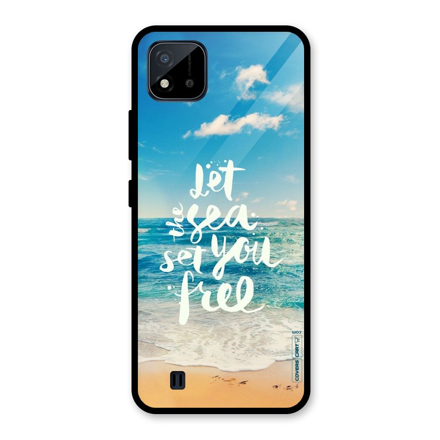 Free Sea Glass Back Case for Realme C11 2021