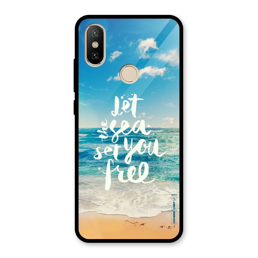 Free Sea Glass Back Case for Redmi A2