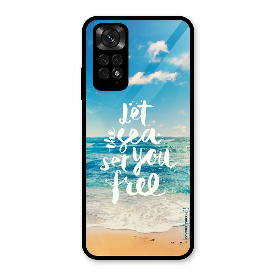 Free Sea Glass Back Case for Redmi Note 11S