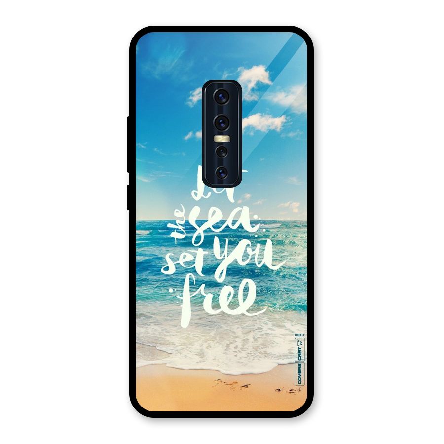 Free Sea Glass Back Case for Vivo V17 Pro