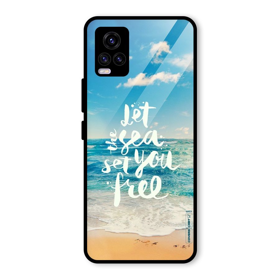 Free Sea Glass Back Case for Vivo V20 2021