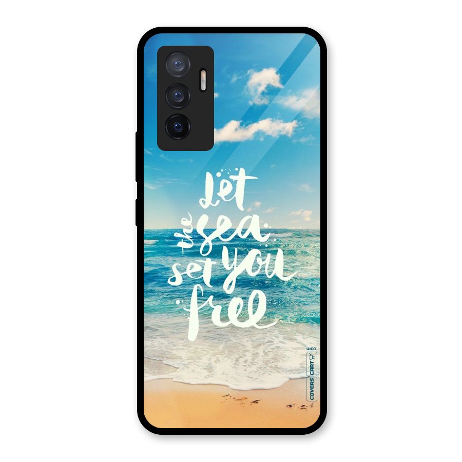 Free Sea Glass Back Case for Vivo V23e