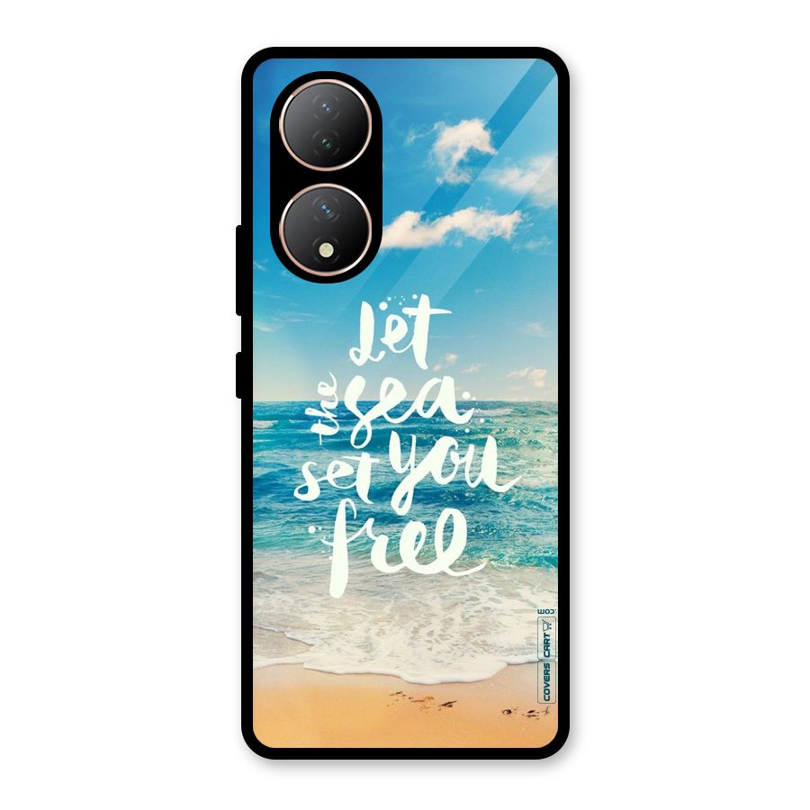 Free Sea Glass Back Case for Vivo Y100