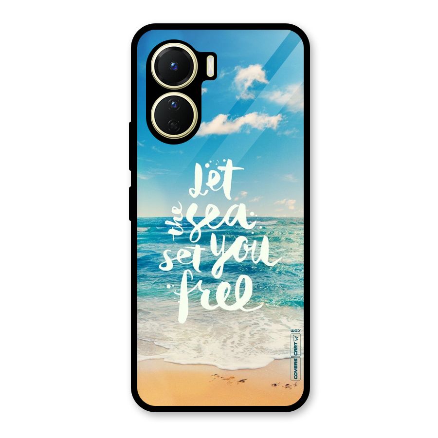 Free Sea Glass Back Case for Vivo Y56