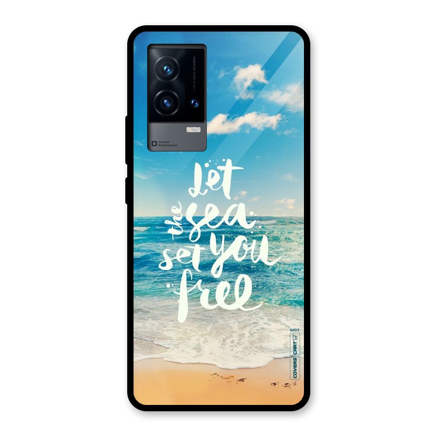 Free Sea Glass Back Case for iQOO 9 5G