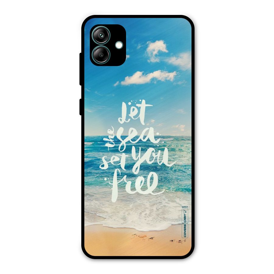 Free Sea Metal Back Case for Galaxy A04