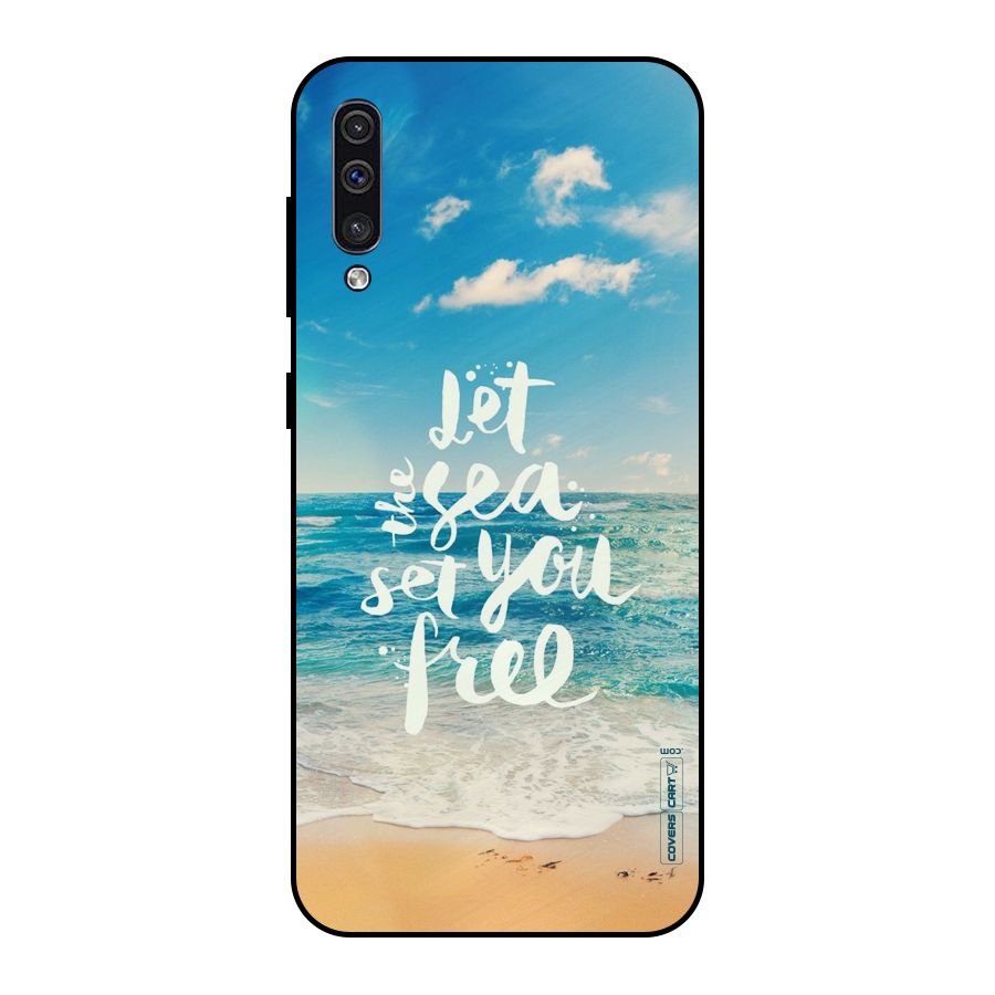 Free Sea Metal Back Case for Galaxy A30s