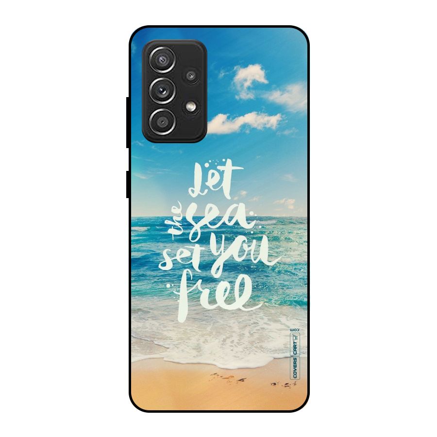 Free Sea Metal Back Case for Galaxy A52s 5G