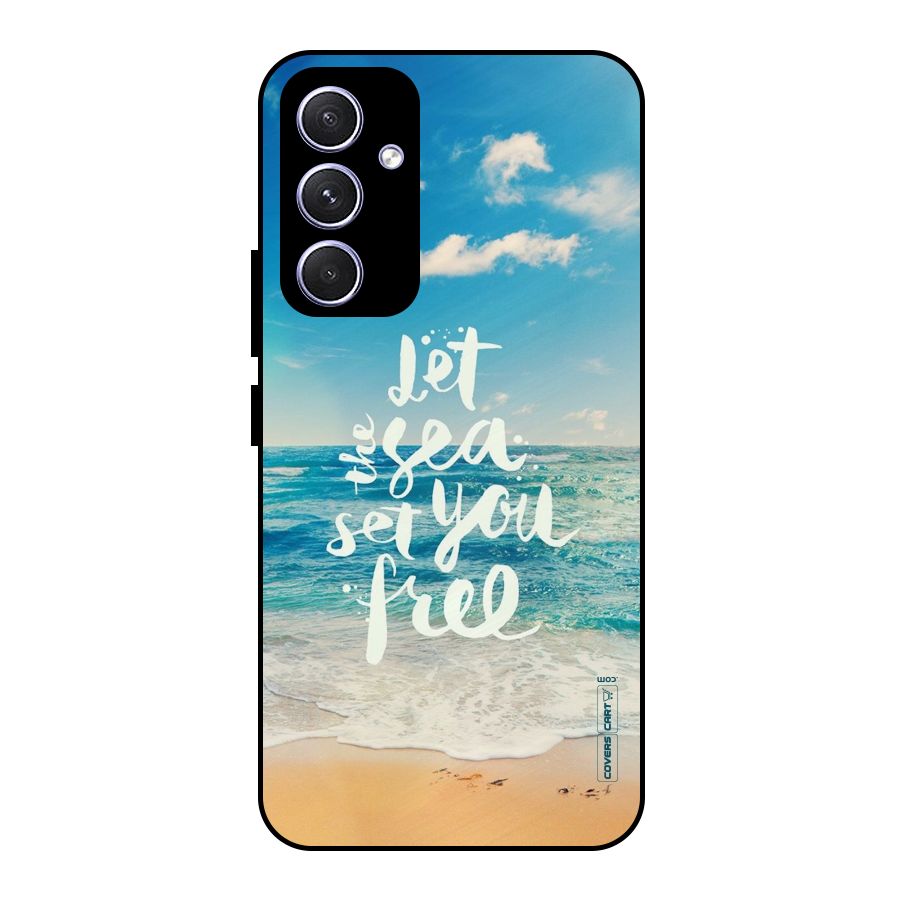 Free Sea Metal Back Case for Galaxy A54