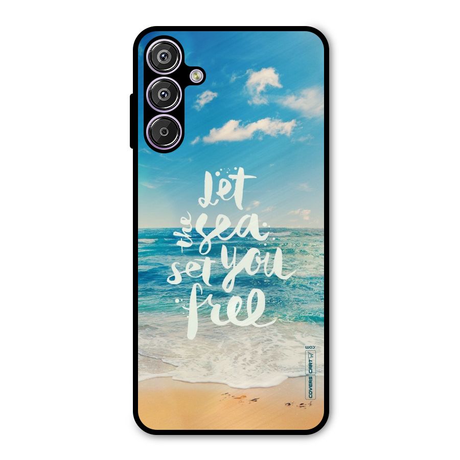 Free Sea Metal Back Case for Galaxy M15