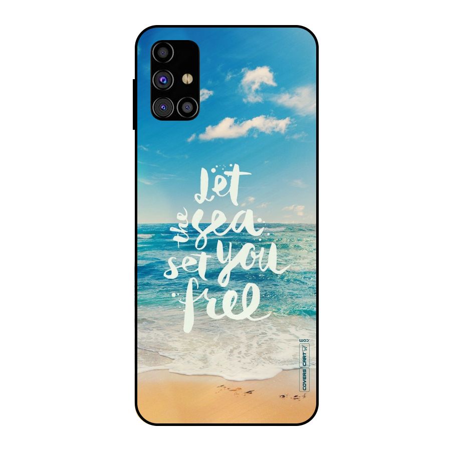 Free Sea Metal Back Case for Galaxy M31s