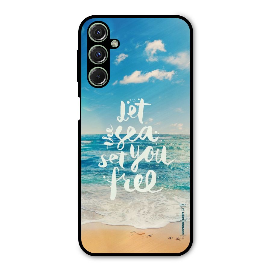 Free Sea Metal Back Case for Galaxy M34