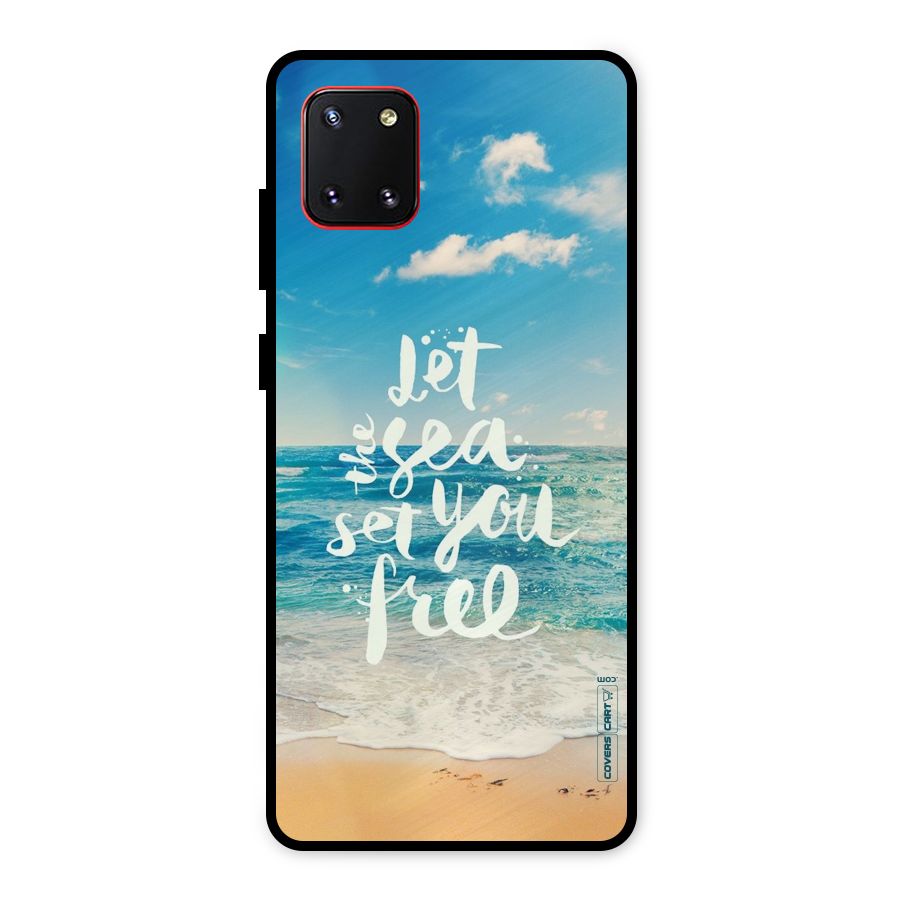 Free Sea Metal Back Case for Galaxy Note 10 Lite