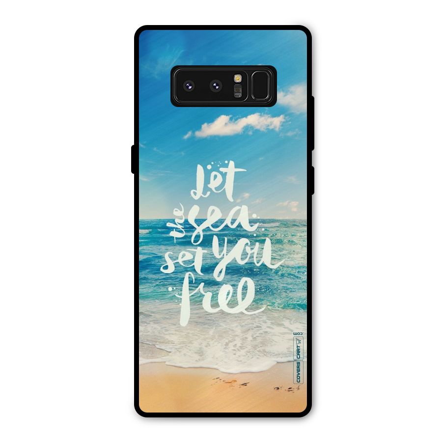 Free Sea Metal Back Case for Galaxy Note 8