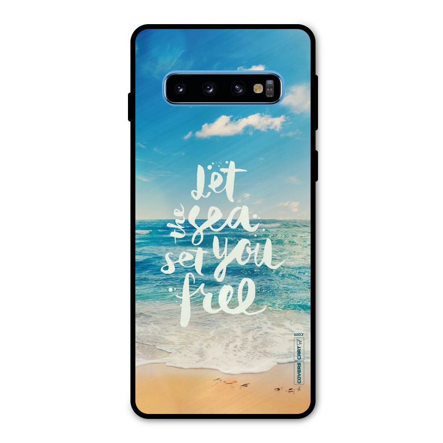 Free Sea Metal Back Case for Galaxy S10