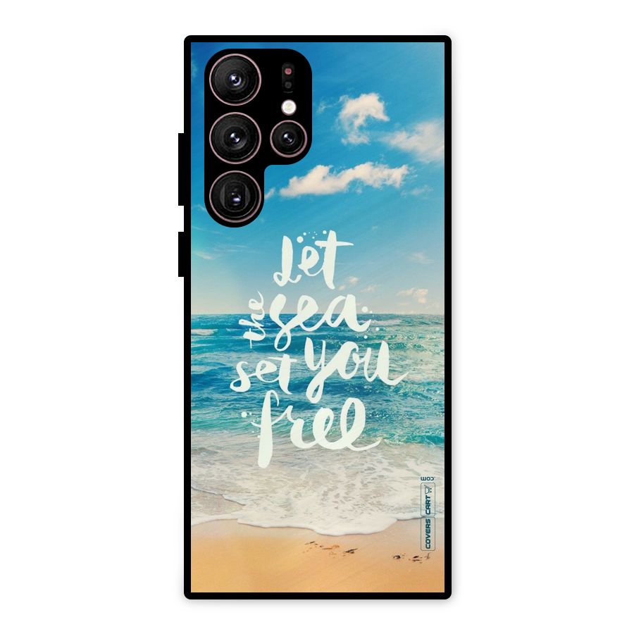 Free Sea Metal Back Case for Galaxy S22 Ultra 5G