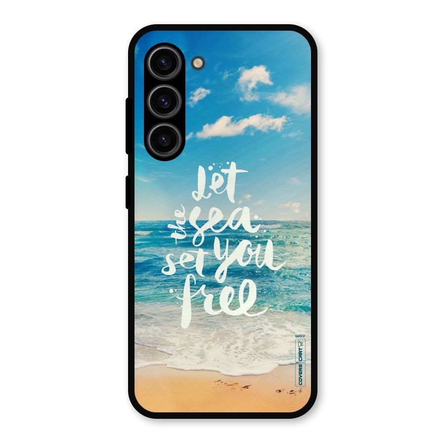Free Sea Metal Back Case for Galaxy S23