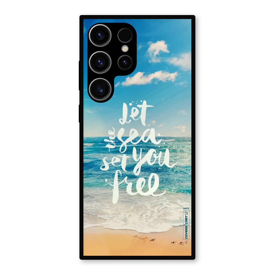 Free Sea Metal Back Case for Galaxy S23 Ultra