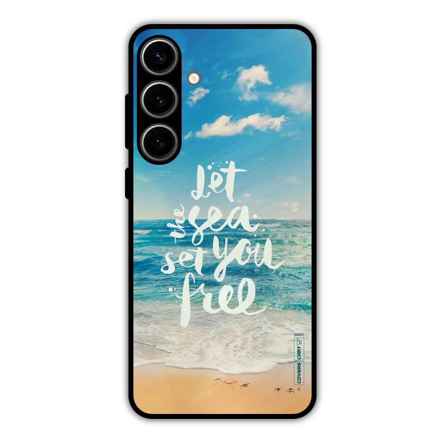 Free Sea Metal Back Case for Galaxy S24 Plus
