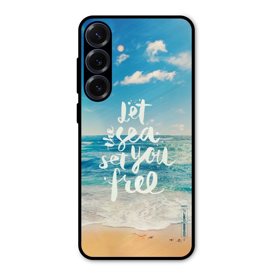 Free Sea Metal Back Case for Galaxy S25 Plus