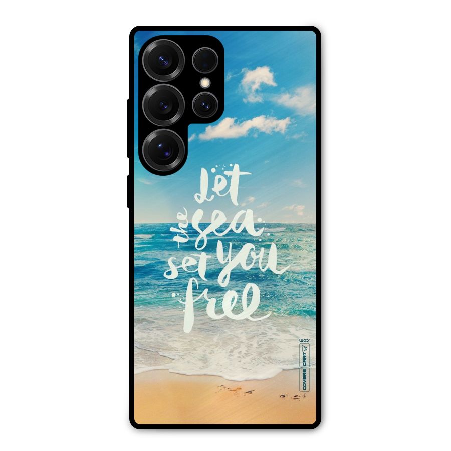 Free Sea Metal Back Case for Galaxy S25 Ultra