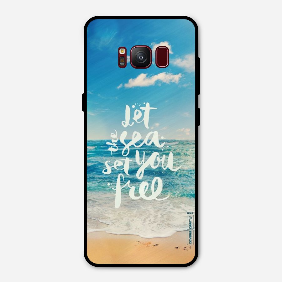 Free Sea Metal Back Case for Galaxy S8
