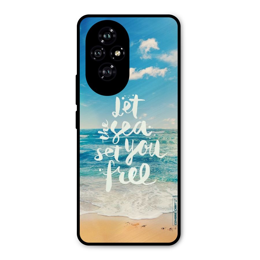 Free Sea Metal Back Case for Honor 200