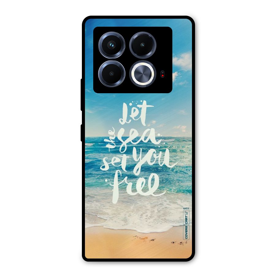 Free Sea Metal Back Case for Infinix Note 40 5G