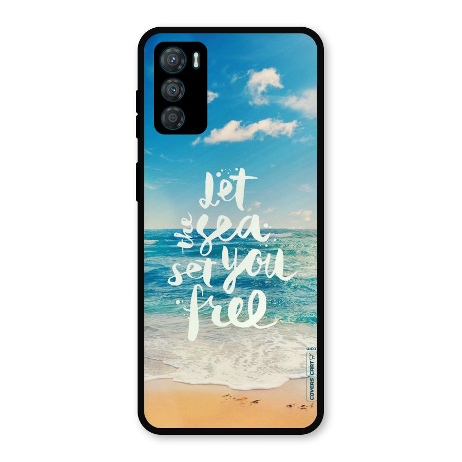 Free Sea Metal Back Case for Moto G42
