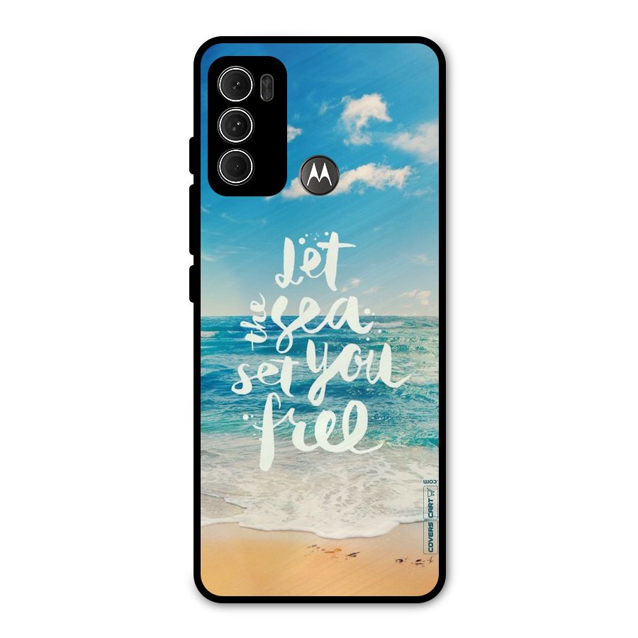 Free Sea Metal Back Case for Moto G60